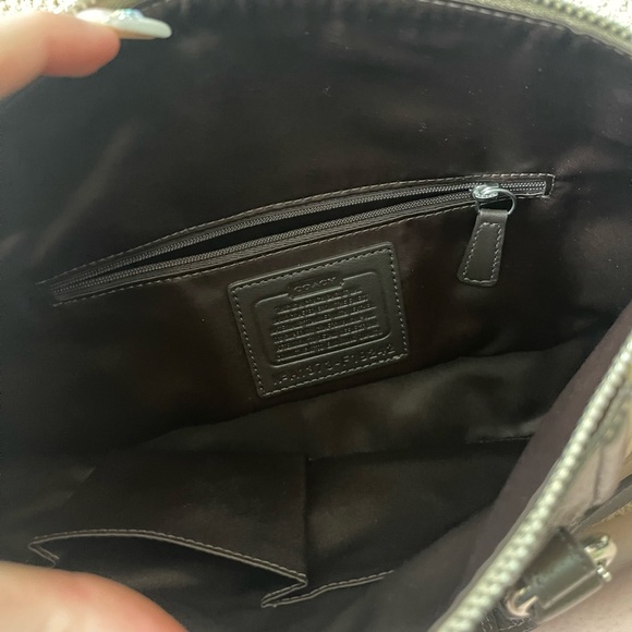 coach brown satchel tote crossbody shoulder bag - Picture 4 of 17